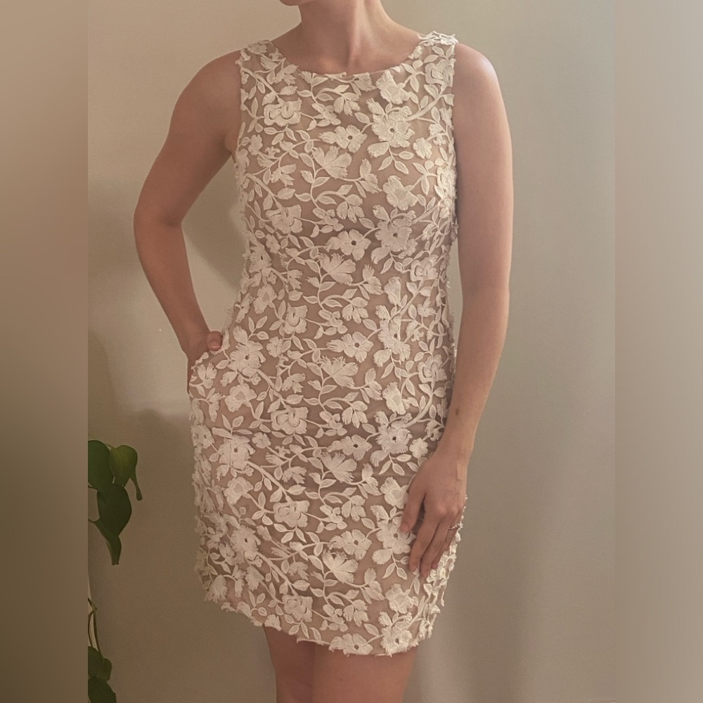 Floral sleeveless mini dress